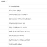 AP EAMCET 2021 Toppers List OUT, Top 10 Candidates