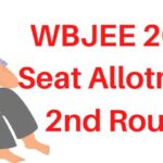 WBJEE 2021 Seat Allotment 2nd Round